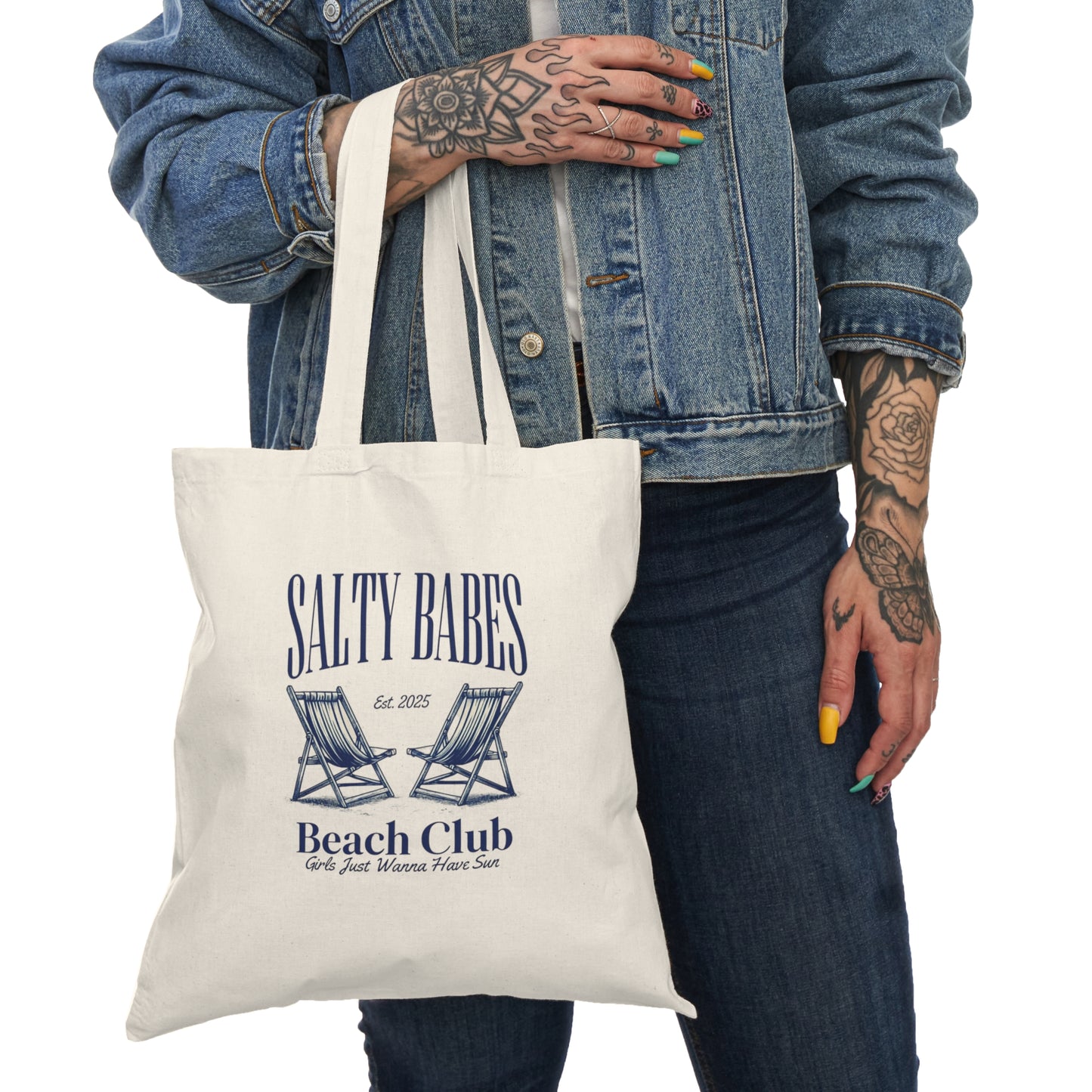 Sac en toile Salty Babes Beach Club