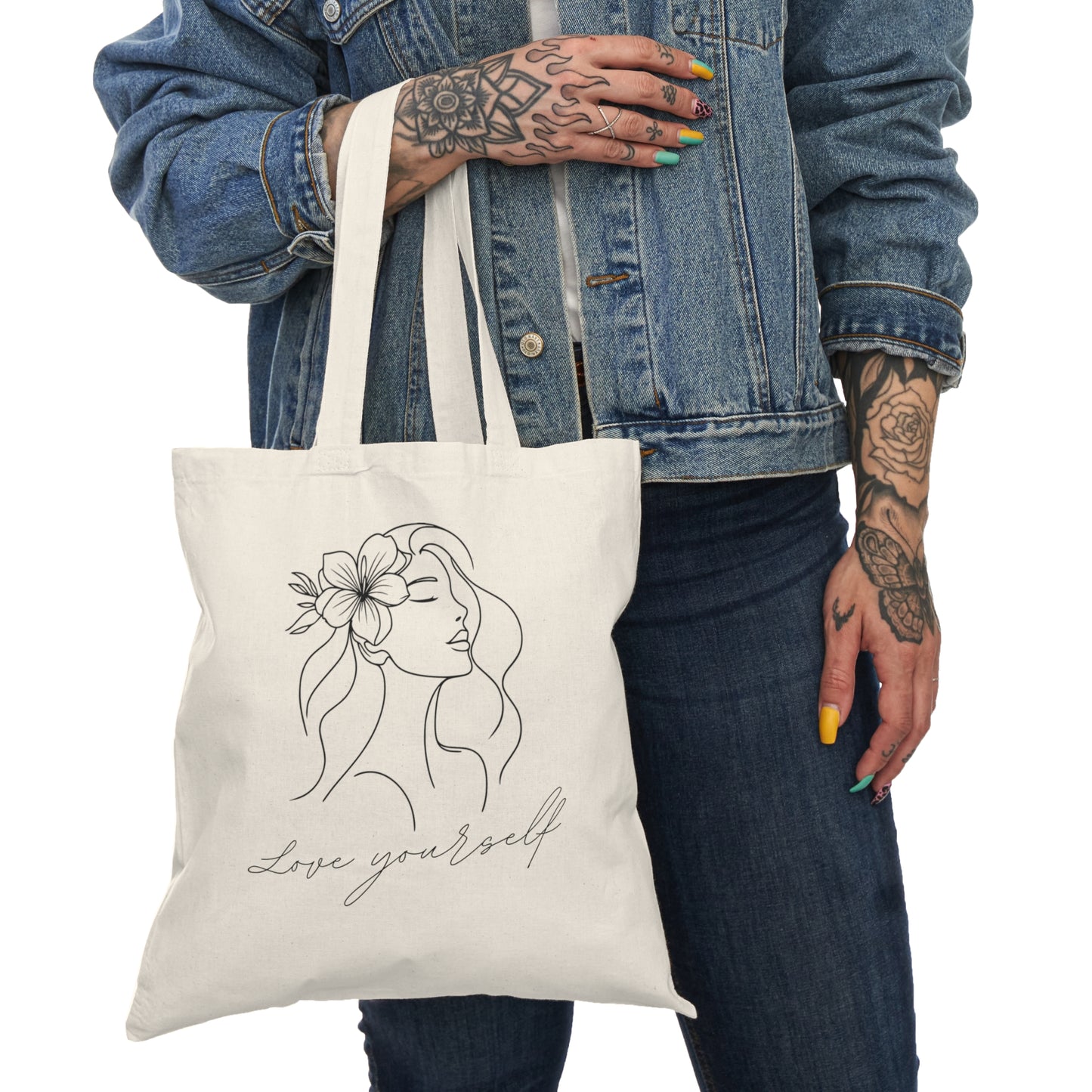 Sac en toile 'Love Yourself' Design