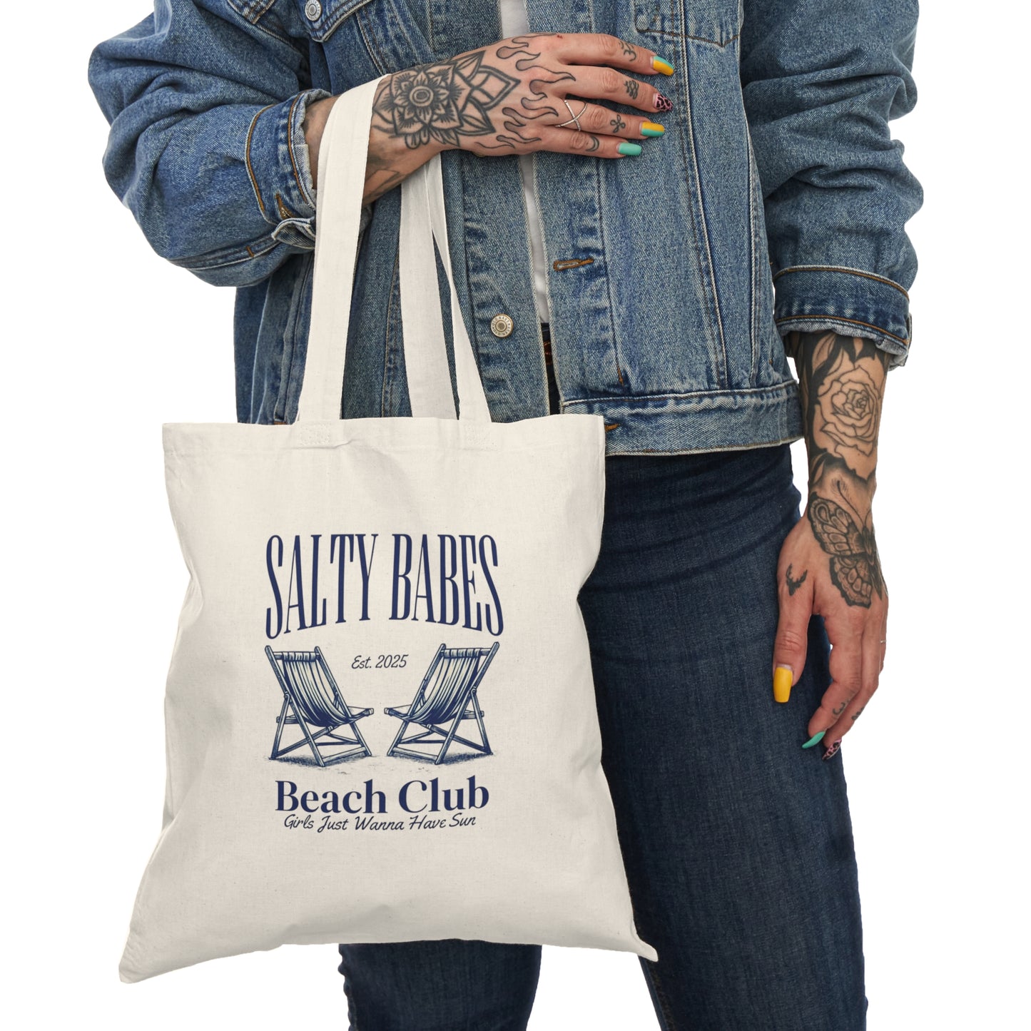 Sac en toile Salty Babes Beach Club