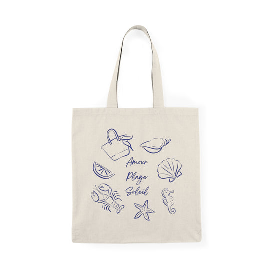 Sac en Toile, Amour, Plage, Soleil