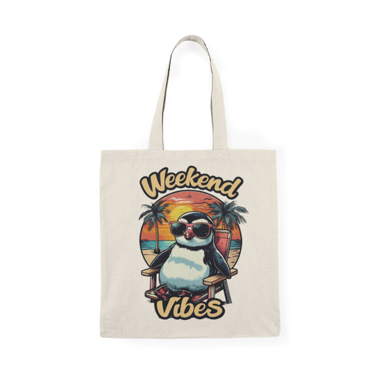 Sac en toile Weekend Vibes Penguin